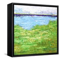 Summer green-Hyunah Kim-Framed Stretched Canvas