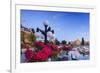 Summer hanging flower baskets, Inner Harbor, Victoria, British Columbia Capitol Parliament Building-Stuart Westmorland-Framed Photographic Print