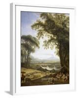 Summer, Harvest on Caserta Plain-Jacob Philipp Hackert-Framed Giclee Print