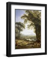 Summer, Harvest on Caserta Plain-Jacob Philipp Hackert-Framed Giclee Print