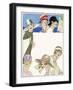 Summer Hats-null-Framed Art Print