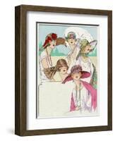 Summer Hats-null-Framed Art Print