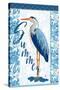 Summer Heron-Andi Metz-Stretched Canvas