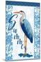 Summer Heron-Andi Metz-Mounted Art Print