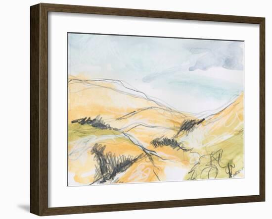 Summer Hills-Jan Weiss-Framed Art Print