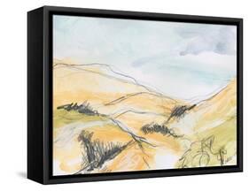 Summer Hills-Jan Weiss-Framed Stretched Canvas