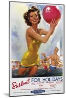 Summer Holiday I-The Vintage Collection-Mounted Giclee Print