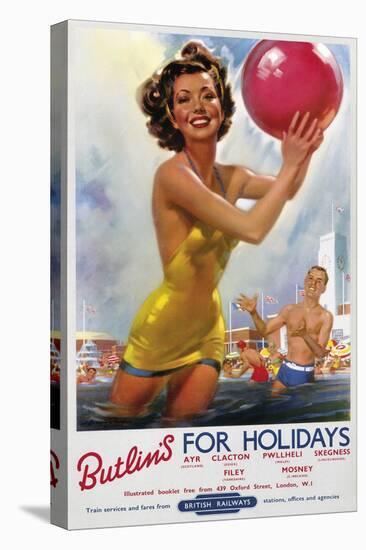 Summer Holiday I-The Vintage Collection-Stretched Canvas