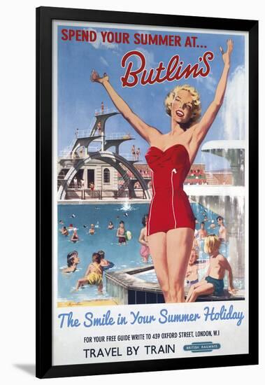 Summer Holiday II-The Vintage Collection-Framed Giclee Print