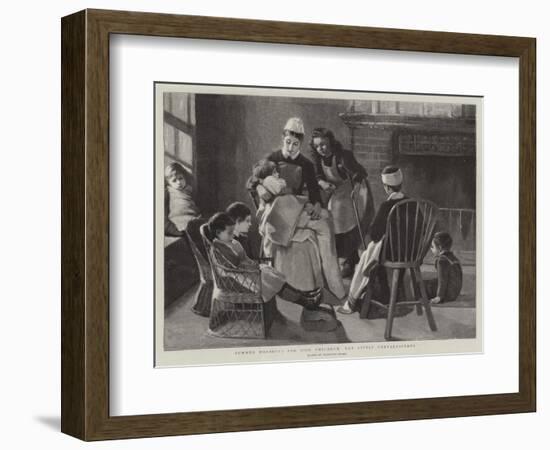 Summer Holidays for Sick Children, the Little Convalescents-Marianne Stokes-Framed Giclee Print