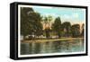 Summer Homes, Coldwater Lake, Michigan-null-Framed Stretched Canvas