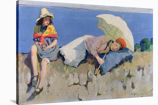 Summer Hours-Harold Harvey-Stretched Canvas