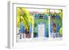 Summer House - In the Style of Oil Painting-Philippe Hugonnard-Framed Giclee Print