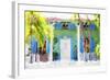 Summer House - In the Style of Oil Painting-Philippe Hugonnard-Framed Giclee Print