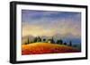 Summer Houses Landscape-Valery Rybakow-Framed Premium Giclee Print