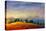 Summer Houses Landscape-Valery Rybakow-Stretched Canvas