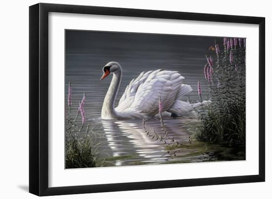 Summer Idyll - Mute Swan-Wilhelm Goebel-Framed Giclee Print