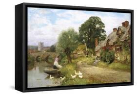 Summer Idyll-Henry John Yeend King-Framed Stretched Canvas