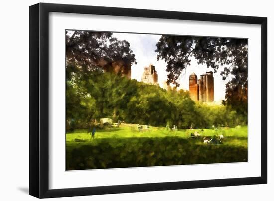 Summer in Central Park-Philippe Hugonnard-Framed Giclee Print