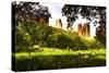 Summer in Central Park-Philippe Hugonnard-Stretched Canvas