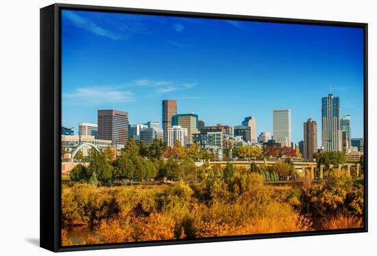 Summer in Denver Colorado-duallogic-Framed Stretched Canvas