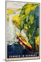 Summer in Germany Poster-Werner Von Axster-Heudtlass-Mounted Giclee Print