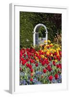 Summer in Hately Gardens, Victoria, British Columbia-Terry Eggers-Framed Photographic Print