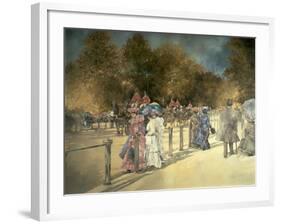 Summer in Hyde Park-Peter Miller-Framed Giclee Print