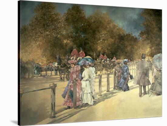 Summer in Hyde Park-Peter Miller-Stretched Canvas