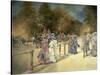 Summer in Hyde Park-Peter Miller-Stretched Canvas