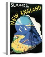 Summer in New England-Sascha Maurer-Stretched Canvas