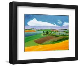 Summer in Provence I-L^ Vallet-Framed Art Print