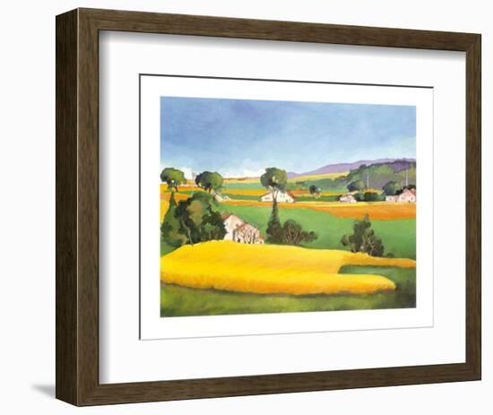 Summer in Provence IV-L^ Vallet-Framed Art Print