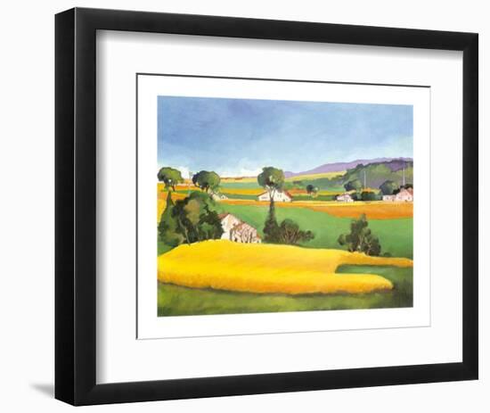 Summer in Provence IV-L^ Vallet-Framed Art Print