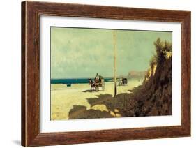 Summer in Sicily. Palermo, Via Romagnolo, 1872-Francesco Lojacono-Framed Art Print