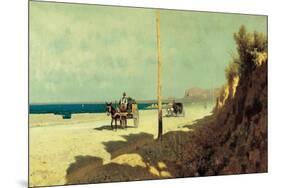 Summer in Sicily. Palermo, Via Romagnolo, 1872-Francesco Lojacono-Mounted Art Print