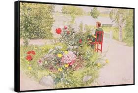 Summer in Sundborn, 1913, from a Commercially Printed Portfolio, Published in 1939-Carl Larsson-Framed Stretched Canvas