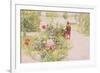 Summer in Sundborn, 1913, from a Commercially Printed Portfolio, Published in 1939-Carl Larsson-Framed Giclee Print