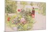 Summer in Sundborn, 1913, from a Commercially Printed Portfolio, Published in 1939-Carl Larsson-Mounted Giclee Print