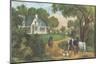 Summer in the Country-Currier & Ives-Mounted Art Print