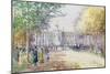 Summer in the Mall, C.1910-John Sutton-Mounted Giclee Print