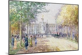 Summer in the Mall, C.1910-John Sutton-Mounted Giclee Print