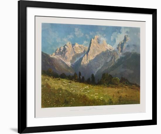 Summer in the Mountains-Hans Sterbik-Framed Collectable Print