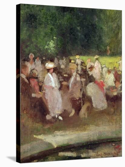 Summer in the Park, C.1881-Emile Hoeterickx-Stretched Canvas