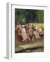 Summer in the Park, C.1881-Emile Hoeterickx-Framed Giclee Print