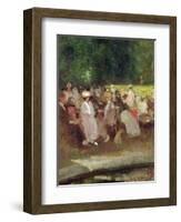 Summer in the Park, C.1881-Emile Hoeterickx-Framed Giclee Print