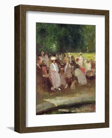 Summer in the Park, C.1881-Emile Hoeterickx-Framed Giclee Print