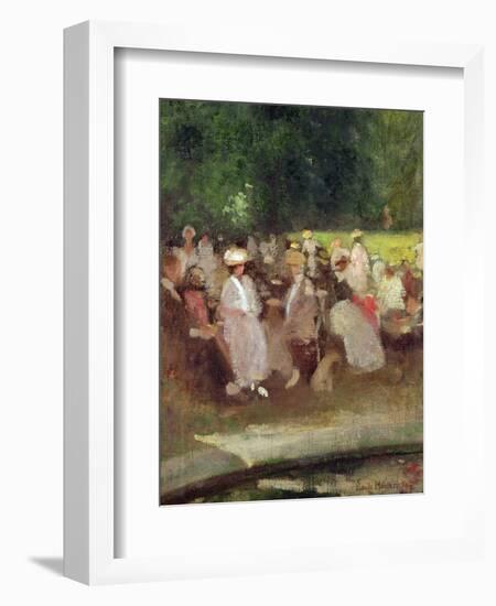 Summer in the Park, C.1881-Emile Hoeterickx-Framed Giclee Print