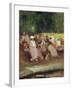 Summer in the Park, C.1881-Emile Hoeterickx-Framed Giclee Print