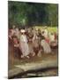 Summer in the Park, C.1881-Emile Hoeterickx-Mounted Giclee Print